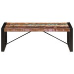 vidaXL Table basse 120x60x40 cm Bois de récupération solide