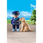 Playmobil 1.2.3 - 70408 - policier avec chien