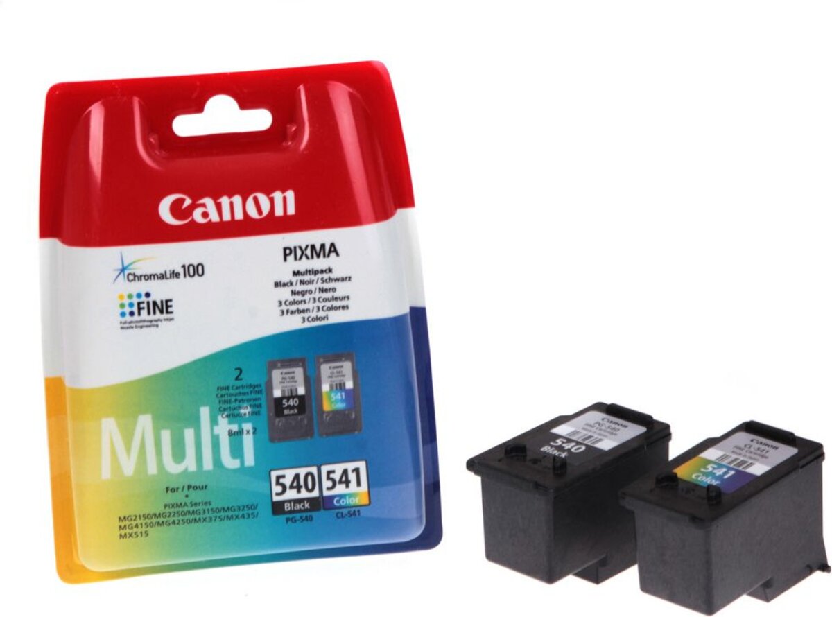 Canon PG-540/CL-541 encre + papier + cadre photo vert - Kamera Express