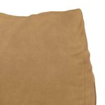 vidaXL Coussin de Dos Marron 60 x 20 x 50 cm Tissu en velours côtelé