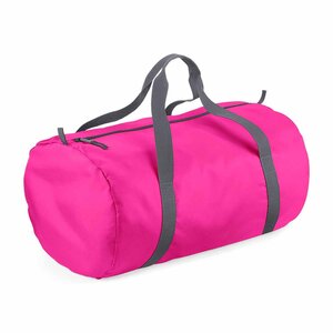 Sac de voyage toile ultra léger pliant - bg150 rose fuchsia - packaway barrel bag