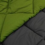 vidaXL Duvet complet toute l'année Vert et Anthracite 220 x 140 cm