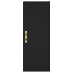 vidaXL Armoire murale noir 34 5x34x90 cm