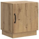 vidaXL Table de chevet Chêne artisanal 43 x 34 5 x 47 cm