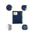 Trieur Polypropylène 3 Rabats Forever 8 Compartiments - Bleu - X 5 - Exacompta