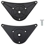 vidaXL 4 pieds de table réglables en hauteur 870 mm Noir