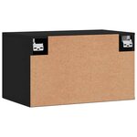 vidaXL Armoire murale Noir 60x36 5x35 cm Bois d'ingénierie
