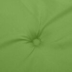 vidaXL Coussins de chaise à dossier haut lot de 4 vert mélangé tissu