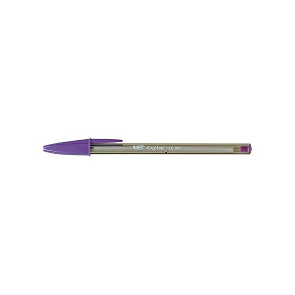 Stylo bille CRISTAL FUN 1,6 mm Pointe Large Encre Violette BIC