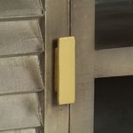 vidaXL Meuble TV Bois solide de manguier Gris avec laiton 110x30x48 cm