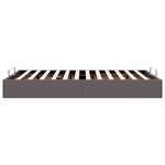VidaXL Cadre de lit ottoman sans matelas gris 120x190 cm similicuir