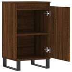 vidaXL Buffets 2 Pièces chêne marron 40x35x70 cm bois d'ingénierie