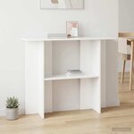 vidaXL Table console Blanc 100 x 30 x 75 cm Bois d'ingénierie