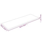 vidaXL Panneaux muraux 12 Pièces Gris foncé 90x30 cm Velours 3 24 m²