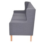 Ensemble de canapés 3 Pièces tissu gris