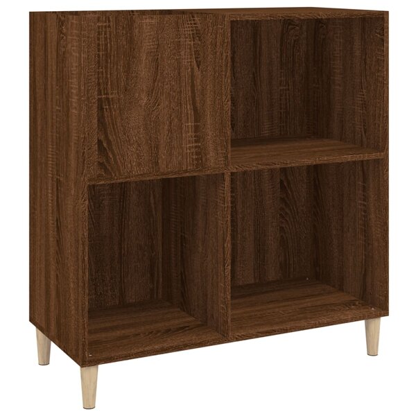 vidaXL Armoire à disques chêne marron 84 5x38x89 cm bois d'ingénierie