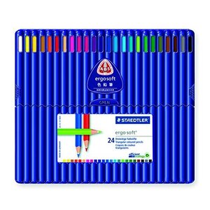 Etui de 24 Crayons de couleur ergosoft mine 3 mm Assortis STAEDTLER