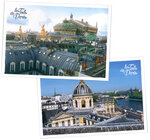 Lot de 6 cartes postales - Toits de Paris - Opéra de Paris