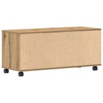 Meuble TV vidaXL en chêne artisan 90x35x35 cm en bois d'ingénierie