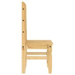 vidaXL Chaises à manger lot de 2 Corona 42x47x107cm bois massif de pin