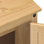 vidaXL Ensemble de meubles salle de bain 2 Pièces Corona bois pin massif