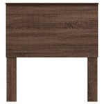 vidaXL Tête de lit avec tête de lit Chêne brun 90 cm Bois d'ingénierie