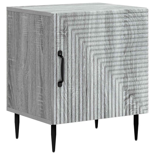 vidaXL Cabinet de chevet Sonoma gris 43 x 34 5 x 50 cm