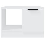 Vidaxl table basse blanc 50x50x36 cm bois d'ingénierie