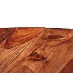 Vidaxl table de salle à manger bois massif de sesham 120 x 77 cm