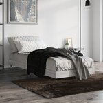 vidaXL Cadre de lit sonoma gris 75x190 cm bois d'ingénierie