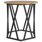 Tables d'appoint vidaXL 2 Pièces en bois d'ingénierie