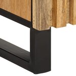 vidaXL Buffet 90x34x75 cm bois de manguier massif brut
