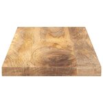 vidaXL Dessus de table 90x40x3 8 cm rectangulaire bois massif manguier