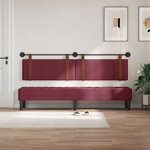 vidaXL Tête de lit suspendue Bordeaux PU antique