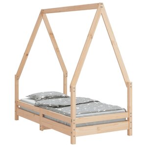 vidaXL Cadre de lit pour enfant 70x140 cm bois de pin massif