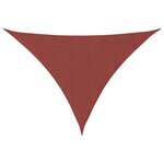 vidaXL Voile de parasol tissu oxford triangulaire 4x4x5 8m terre cuite