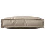vidaXL Coussin Taupe 60 x 40 x 12 cm Tissu Oxford