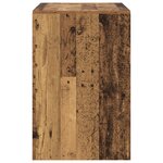 vidaXL Bureau d'écriture - Bois ancien Bois de récup Panneau de particules