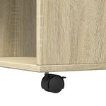 vidaXL Table basse chêne sonoma 80x80x40 cm bois d'ingénierie