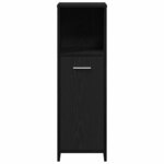 vidaXL Ensemble de mobilier de salle de bain 3 Pièces Chêne noir