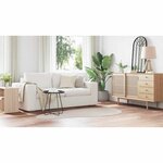 vidaXL Tapis HUARTE Couleur sable 100 x 200 cm Polyester