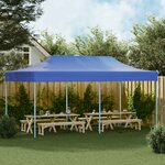 vidaXL Tente de fête Bleu 291 x 580 x 315 cm Tissu Oxford