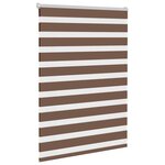 vidaXL Store zèbre marron 95x100 cm largeur du tissu 90 9 cm polyester