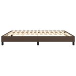 vidaXL Cadre de lit marron 180x200 cm similicuir
