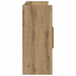 vidaXL Buffet chêne artisanal 105x30x70 cm bois d'ingénierie