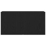 vidaXL Meuble TV Chêne noir 80x30x41 cm Bois d'ingénierie