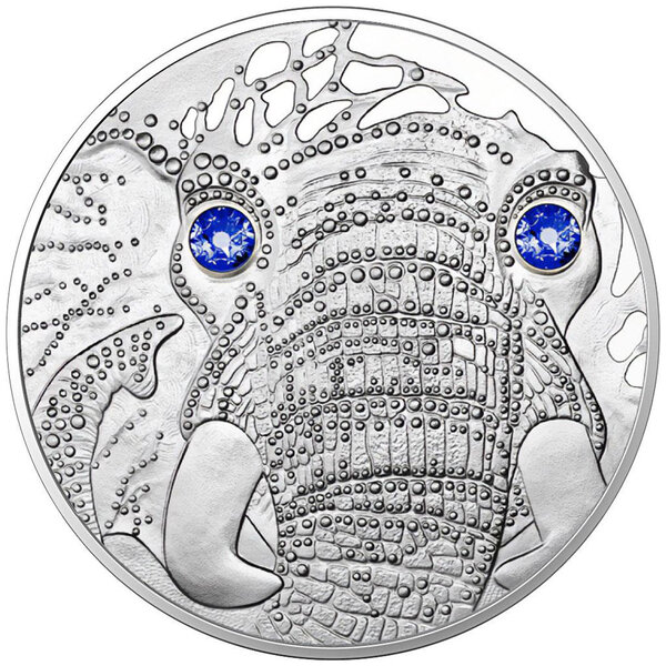 Pièce de monnaie en argent 20 euro g 22.42 millésime 2022 eye of the world serenity of the elephant
