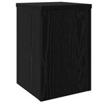 vidaXL Supports de plantes 2 Pièces Chêne noir 20x20x30 cm Bois agencé