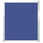 vidaXL Auvent latéral rétractable 160 x 500 cm Bleu