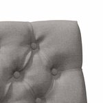 vidaXL Tête de lit capitonnée Taupe 75 cm Pin massif